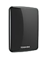 Toshiba Canvio® Connect 2TB Portable External Hard Drive, 8MB Cache, Black 1 thumbnail image