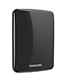 Toshiba Canvio® Connect 2TB Portable External Hard Drive, 8MB Cache, Black