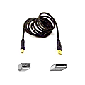 Belkin® Gold Series USB 2.0 Device Cable, A/B, 10', Black