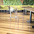 Flash Furniture Polycarbonate Stackable Ghost Side Chair, Clear 1 thumbnail image