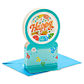 Hallmark Paper Wonder Card, 8-5/16” x 5-3/4”, All The Happiness Snow Globe 1 thumbnail image