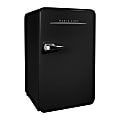 Magic Chef 3.2 Cu. Ft. Retro Mini Fridge With Manual Defrost, Black 1 thumbnail image