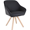 Lorell® Modern Guest Chair, Black