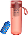 Philips GoZero Active Water Bottle With Fitness Filter, 20 Oz, Red