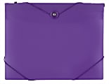 Office Depot® Brand Poly 7-Pocket Hanging File, 8" Expansion, Letter Size, 9-5/8" x 13", Purple