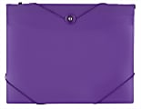Office Depot® Brand Poly 7-Pocket Hanging File, 8" Expansion, Letter Size, 9-5/8" x 13", Purple 1 thumbnail image