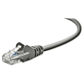 Belkin® PRO Series Category 5 Patch Cable, RJ45M/M, Gray, 7'