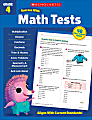 Scholastic Success With Math Tests Workbook, Grade 4