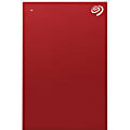 Seagate One Touch STKC4000403 4 TB Portable Hard Drive - 2.5" External - Red - USB 3.0 - 2 Year Warranty