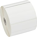 Zebra Z-Select 4000D Thermal Label - 4"x 1 1/4" - Permanent Adhesive - Direct Thermal - White - Paper, Acrylic - 2100 / Roll - Perforated - 12 / Roll 1 thumbnail image