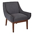 Ave Six Work Smart™ Couper Chair, Navy/Coffee