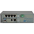 Omnitron Systems iConverter 4xT1/E1 MUX/M Managed T1/E1 Multiplexer - 4 Data Channels - Twisted Pair, Optical Fiber - 8823N3B 1 thumbnail image