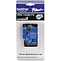 Brother® P-touch 12mm Laminated Tape, 1/2"W x 25'L , Blue