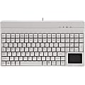 Cherry G86-6240 POS Keyboard - 109 Keys - USB - Light Gray