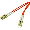 C2G-8m LC-LC 50/125 OM2 Duplex Multimode PVC Fiber Optic Cable - Orange - Fiber Optic for Network Device - LC Male - LC Male - 50/125 - Duplex Multimode - OM2 - 8m - Orange