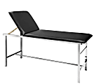 Alpine AdirMed Steel Exam Table, 31-7/16”H x 27-1/2”W x 74-13/16”D, Black