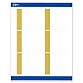 Avery® Print-To-The-Edge Labels & Sure Feed®, S00-DJQ-PRWMP10, 3" x 3", Matte White, Preprinted Dipped Gold Edge Design, Pack Of 60 1 thumbnail image