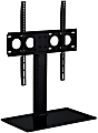 Mount-It! MI-847 Tabletop TV Stand For TVs Up To 55", 24"H x 16-5/8"W x 10-1/8"D, Black