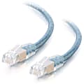 C2G High-Speed Internet Modem Cable - Phone cable - RJ-11 (M) to RJ-11 (M) - 6 ft - double shielded - molded, snagless - transparent blue