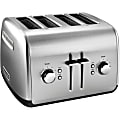 KitchenAid 4-Slice Toaster with Manual High-Lift Lever - 1400 W - Toast, Bagel, Bread - Brushed Stainless Steel 1 thumbnail image