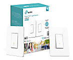 TP-Link Kasa Smart HS210 3-Way Light Switches, White, Pack Of 2 Switches, 5087104