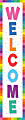 Teacher Created Resources Decorative Classroom Banner, 8" x 39", Colorful Welcome 1 thumbnail image