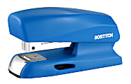 Bostitch® Office Half-Strip Compact Stapler, 1-3/4", Blue