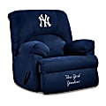 Imperial MLB GM Microfiber Recliner Accent Chair, New York Yankees, Navy