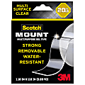 Scotch-Mount™ Multipurpose Gel Tape, 1.18” x 118”, 1 Pack, Holds up to 20 lbs, Double Sided Tape for Heavy Duty Applications 1 thumbnail image