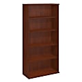 Bush Business Furniture Components 73"H 5-Shelf Bookcase, Hansen Cherry, Standard Delivery 1 thumbnail image
