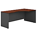 Bush Business Furniture Components Corner Desk Right Handed 72"W, Hansen Cherry/Graphite Gray, Standard Delivery