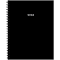 2026 Willow Creek Press Weekly/Monthly Softcover Planner, 8-1/2" x 11", Basic Black, January To December, 57865 1 thumbnail image