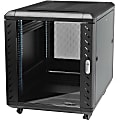 StarTech.com 15U Server Rack Cabinet - Includes Casters and Leveling Feet - 32 in. Deep - Weight Capacity 1768 lb. - Lockable (RK1536BKF) 1 thumbnail image