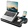 LapGear Ergo Pro Lap Desk, 3.1"H x 20.5"W x 10.5"D, Black