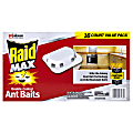 Raid Max Double Control Ant Baits, 0.28 Oz, Pack Of 16 Baits
