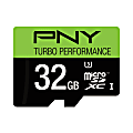 PNY MicroSD Card, Turbo Class 10, 32GB