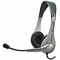 Cyber Acoustics AC-201R Stereo Over The Ear Headset Black/Platinum 1 thumbnail image