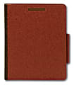 [IN]PLACE® Classification Folders, Letter, 2 Dividers, 30% Recycled,  Earth Red, Box Of 10 Folders