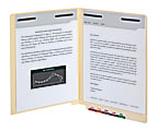Office Depot® Brand End Tab Fastener Folders, 2 Bonded Fasteners, Straight-Cut Tabs, Letter Size, Manila, Box Of 50 1 thumbnail image