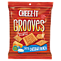 Cheez-It Grooves™ Zesty Cheddar Ranch, 3.25 Oz, Carton Of 6