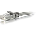 C2G-100ft Cat6 Snagless Unshielded (UTP) Network Patch Cable - Gray - Category 6 for Network Device - RJ-45 Male - RJ-45 Male - 100ft - Gray
