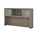 Bush Furniture Somerset 60"W L Shaped Desk Hutch, Ash Gray, Standard Delivery 1 thumbnail image