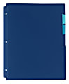 Office Depot® Brand 4-Pocket Binder Folder, 8-1/2" x 11", 65-Sheet Capacity, Navy