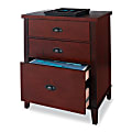 Foremost® Hudson Wood Veneer 3-Drawer File Cabinet, 29 3/8"H x 22"W x 15 3/4"D, Classic Cherry 1 thumbnail image