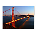 Trademark Global Golden Gate SF Gallery-Wrapped Canvas Print By Pierre Leclerc, 22"H x 32"W