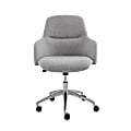 Eurostyle Minna Commercial Office Chair, Light Gray/Silver 1 thumbnail image