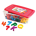 Educational Insights AlphaMagnets® & MathMagnets®, Jumbo, Multi-Colored, Pack Of 100 1 thumbnail image