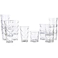 Gibson Home 16-Piece Lattice Glassware Drinkware Set, Clear 1 thumbnail image