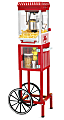 Nostalgia Electrics KPM200CART Vintage Popcorn Cart, Red