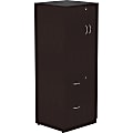 Lorell® Essentials 66" Tall Storage Cabinet, Espresso 1 thumbnail image